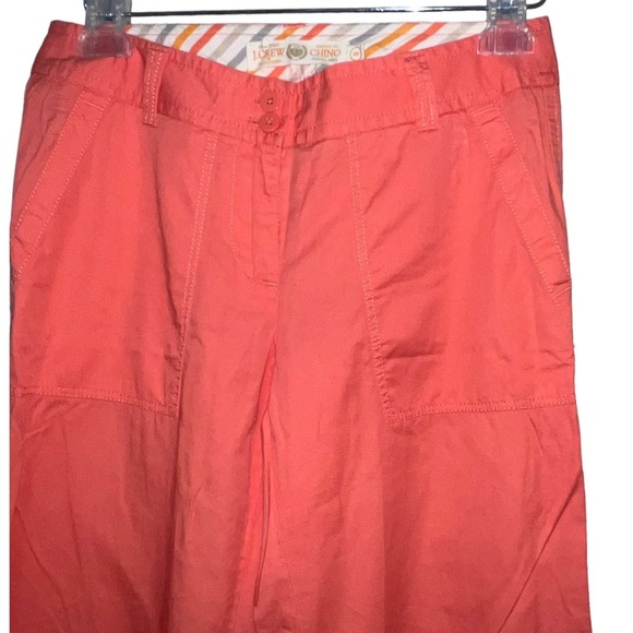 J. Crew Factory Coral Weathered Chino Classic Twill City Fit Pants - Picture 4 of 10